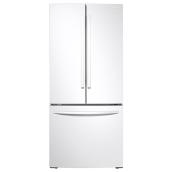 Réfrigérateur à portes françaises Samsung avec tiroir garde-manger, 21,8 pi³, 30 po, blanc