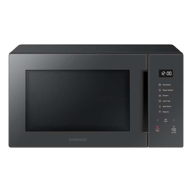 Samsung 1.1-cu. ft. 900-Watt Countertop Microwave - Black Stainless Steel
