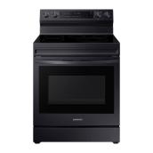 Samsung Free-Standing True Convection Range with Air Fry and Wi-Fi - 6.3 cu ft - Black Stainless Steel