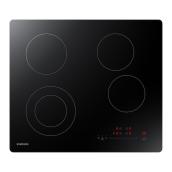 Surface de cuisson Samsung électrique avec élément double et commande Touchez et glissez, 24 po, noir