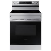 Samsung Free-Standing Electric Range with Ceramic Glass Cooktop and Wi-Fi Connectivity - 6.3 cu ft - Stainless Steel