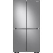Réfrigérateur Flex à 2 battants 4 portes profondeur pleine de 22,9 pi³ 36 po avec cruche d'eau à autoremplissage Samsung