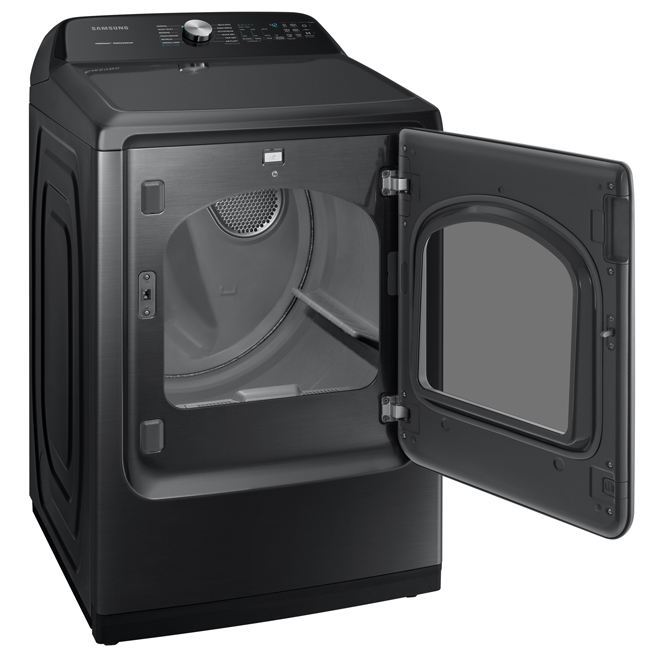 Samsung 7.4 Cu.Ft. Electric Dryer with SmartThings in Black