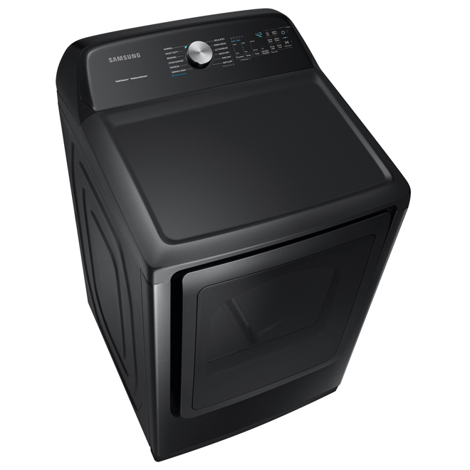 Samsung 7.4 Cu.Ft. Electric Dryer with SmartThings in Black