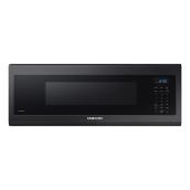 Samsung 1.1-cu ft Over-the-Range Microwave Oven (Fingerprint-Resistant Black Stainless Steel)