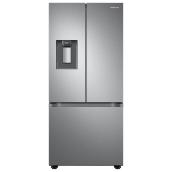 Réfrigerateur intelligent à portes françaises de 30 po Samsung, 22 pi³, distributeur d'eau externe, acier inoxydable