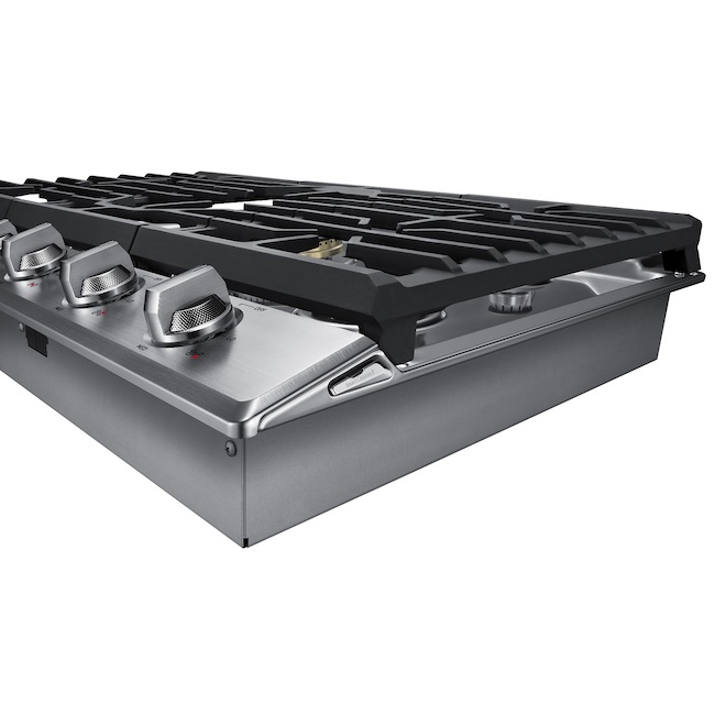 Samsung 28.5-in 5-Burner Stainless Steel Gas Cooktop