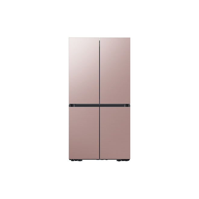 Samsung Bespoke Refrigerator Panel For Use  with French Door Refrigerator Champagne Rose Steel