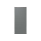 Panneau supérieur Bespoke de Samsung pour réfrigérateur, verre gris satiné