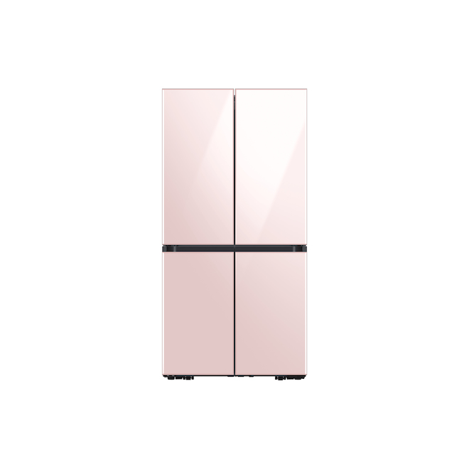 Samsung Bespoke Refrigerator Upper Panel - Rose Pink Glass