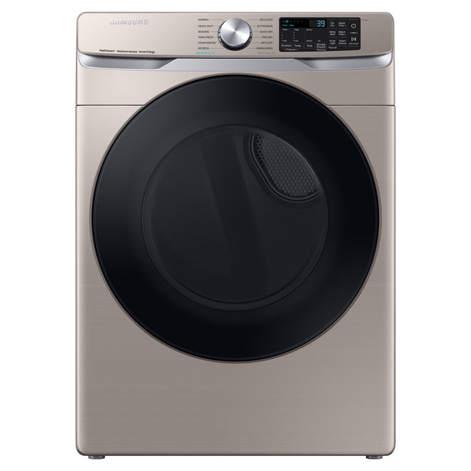 Samsung Electric Dryer with Multi Steam and Steam Sanitize - 7.5-cu. ft. - Champagne - ENERGY STAR®