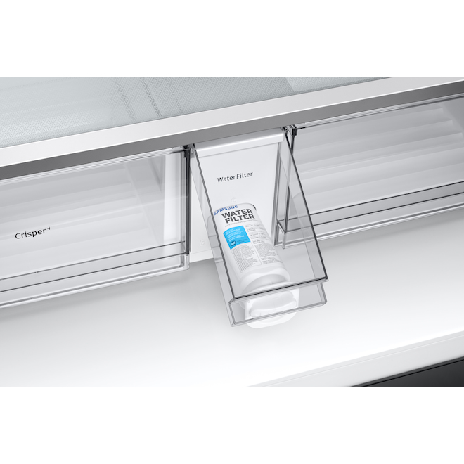 Samsung Bespoke 22.9-cu. ft. 4-Door Counter-Depth (Fingerprint Resistant Stainless Steel) Energy Star Certified