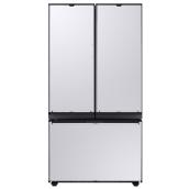 Réfrigérateur Samsung Bespoke, 30,1 pi³, 3 portes, profondeur standard, sans panneaux, homologué Energy Star