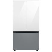 Réfrigérateur Samsung Bespoke, 24 pi³, 3 portes, profondeur de comptoir (inox résistant aux empreintes)