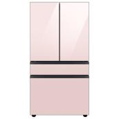 Réfrigérateur Samsung Bespoke, 28,9 pi³, 4 portes, profondeur standard (inox résistant aux empreintes)