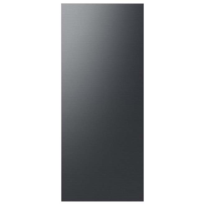 Panneau supérieur pour réfrigérateur à 3 portes Bespoke par Samsung, acier inoxydable, noir mat