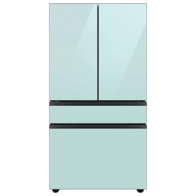 Samsung Bespoke FlexZone Drawer Panel for 4-Door Refrigerator - Glass - Morning Blue