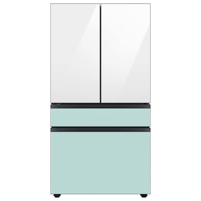 Samsung Bespoke Upper Panel for 4-Door Refrigerator - Glass - White