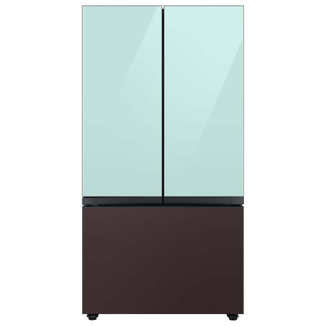 Samsung Bespoke 3-Door Refrigerator Glass Upper Panel - Morning Blue - 17.63 x 42.13 x 0.75-in