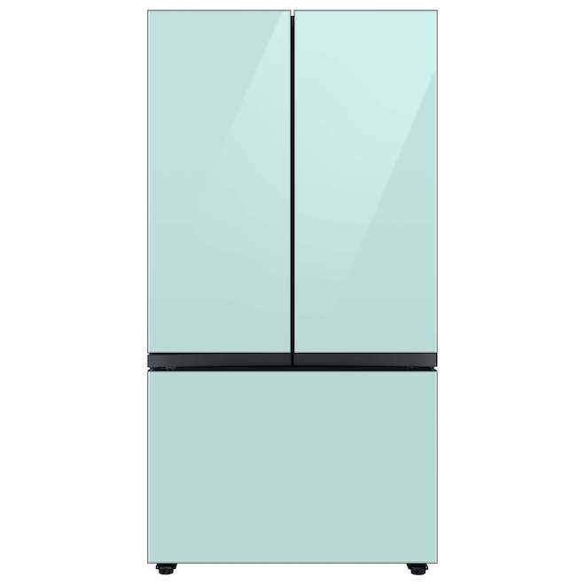 Samsung Bespoke 3-Door Refrigerator Glass Upper Panel - Morning Blue - 17.63 x 42.13 x 0.75-in