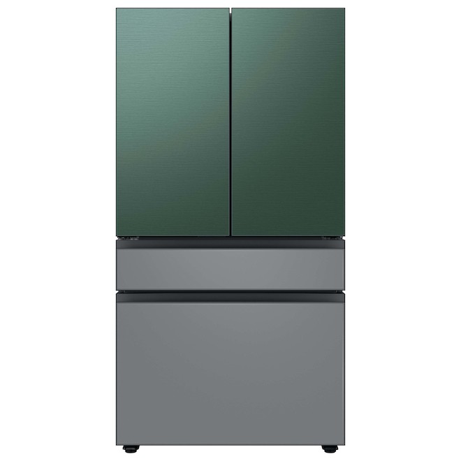 Samsung Bespoke FlexZone Drawer Panel for 4-Door Refrigerator - Glass - Matte Grey - 5.63 x 6.38 x 1.13-in