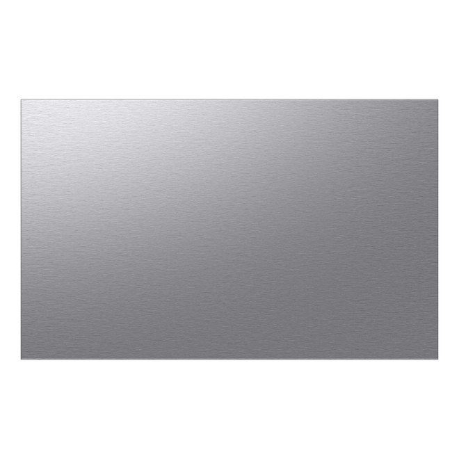 Panneau de tiroir congélateur pour réfrigérateur 4 portes Bespoke de Samsung, acier inoxydable, 35,63 x 22,25 x 1,13 po