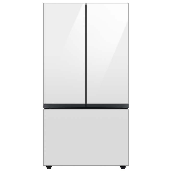 Samsung Bespoke Freezer Drawer Panel for 3-Door Refrigerator - Glass - White - 35.63 x 23.5 x 1.13-in