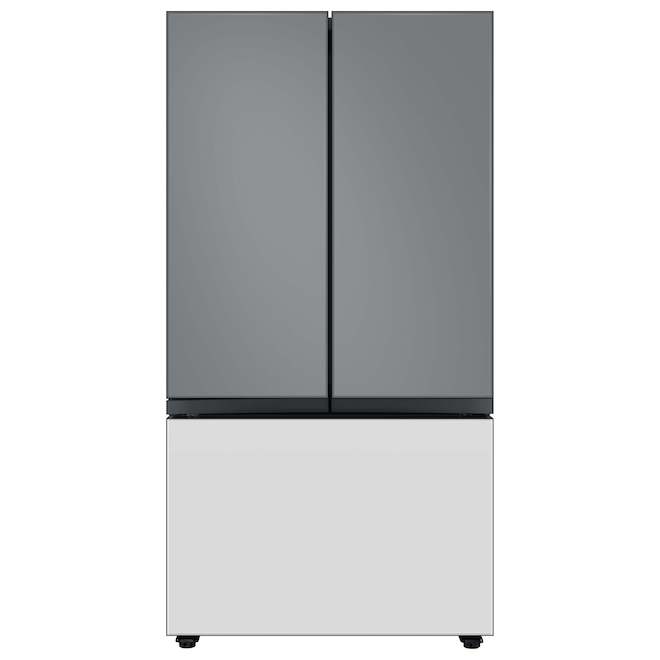 Samsung Bespoke Freezer Drawer Panel for 3-Door Refrigerator - Glass - White - 35.63 x 23.5 x 1.13-in