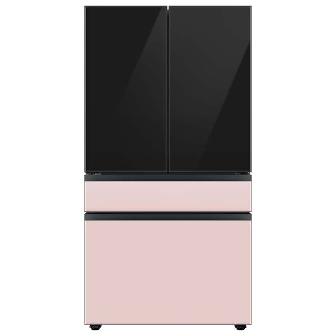 Samsung Bespoke Freezer Drawer Panel for 4-Door Refrigerator - Glass - Pink - 35.63 x 22.25 x 1.25-in