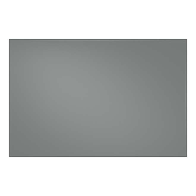 Panneau de tiroir congélateur pour réfrigérateur 3 portes Bespoke de Samsung, verre, gris mat, 35,63 x 23,5 x 1,25 po