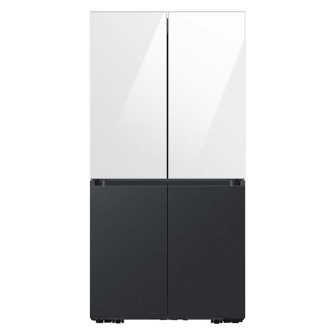 Panneau de porte supérieure pour réfrigérateur à 4 portes Flex Bespoke par Samsung, verre, blanc