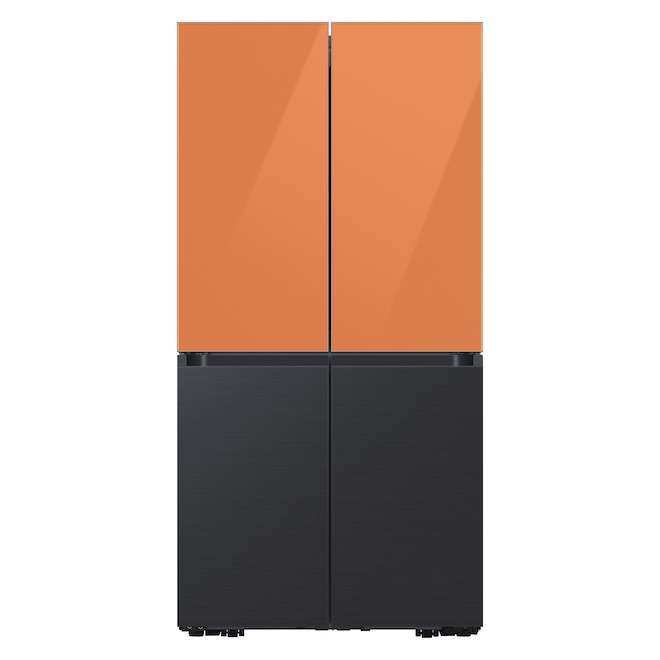 Samsung Bespoke Top Door Panel for 4-Door Flex Refrigerator - Glass - Clementine