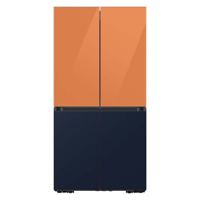 Samsung Bespoke Top Door Panel for 4-Door Flex Refrigerator - Glass - Clementine