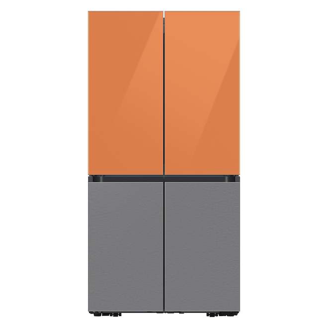 Samsung Bespoke Top Door Panel for 4-Door Flex Refrigerator - Glass - Clementine