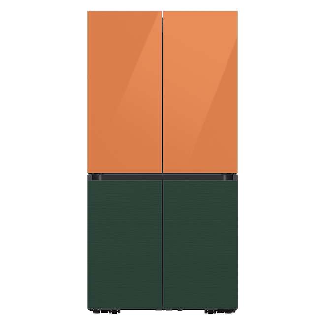 Samsung Bespoke Top Door Panel for 4-Door Flex Refrigerator - Glass - Clementine