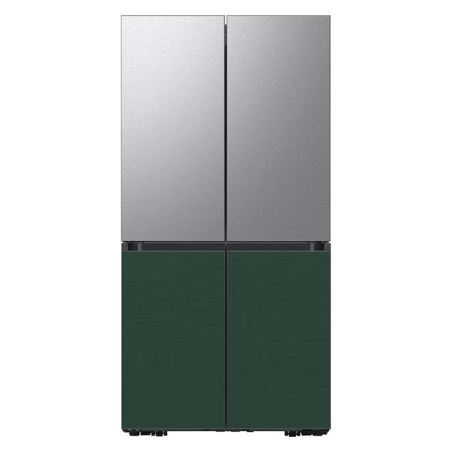 Panneau de porte supérieure pour réfrigérateur à 4 portes Flex Bespoke par Samsung, acier inoxydable