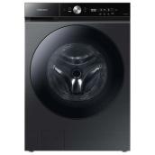 Samsung Bespoke 6.1-cu ft Black Stainless Steel High Efficiency Stackable Front-Load Washer