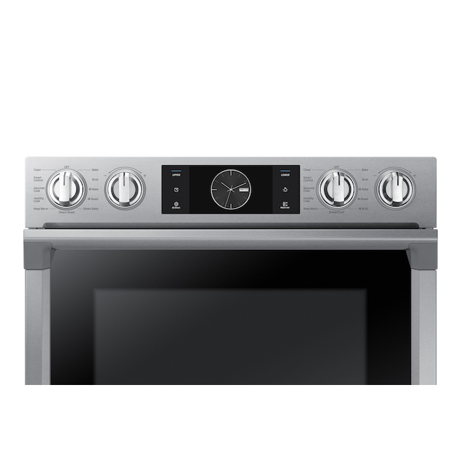 Samsung 30in Smart Double Wall Oven with Steam Cook & True Dual