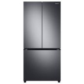 Samsung 24.5-ft³ Black Stainless Steel French Door Refrigerator with Internal Water and Ice Dispenser