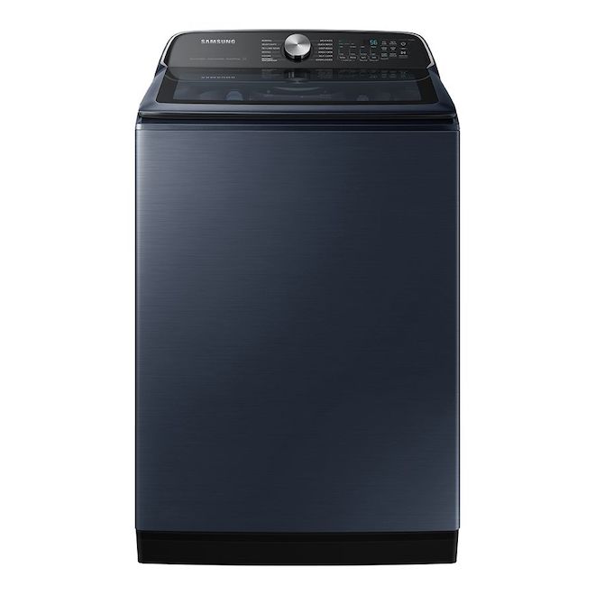 Samsung 7155 Series 6.1-Ft³ Top-Load Washer with agitator Navy Blue