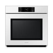 Samsung Bespoke 5.1-Ft³ Steam and Self-Cleaning Air Fry Single Wall Oven White