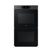 Samsung 10.2-Ft³ Self-Cleaning Air Fry Single-Fan Convection Double Wall Oven Black Stainless Steel