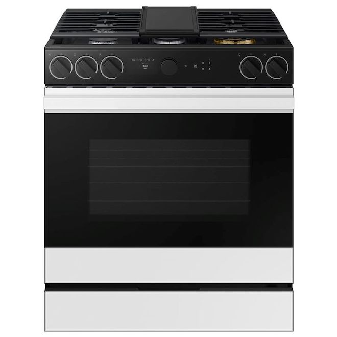 Samsung 30in 5Burner 6ft³ SelfCleaning Convection Oven SlideIn Gas Range with Oven Camera