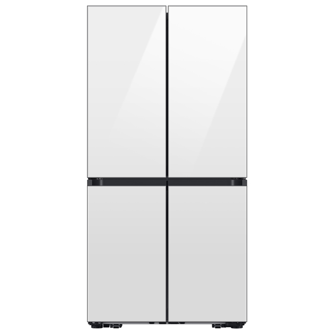 Samsung Bespoke 36-in 23-ft³ 4-Door French-Door Refrigerator with Internal Water Dispenser - White