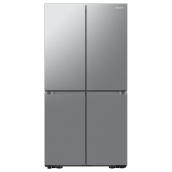 Samsung Bespoke 36-in 23-ft³ 4-Door French-Door Refrigerator with Internal Water Dispenser - Stainless Steel