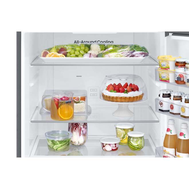 Samsung 16.2-ft³ 30-in Bottom-Freezer Refrigerator - Stainless Steel
