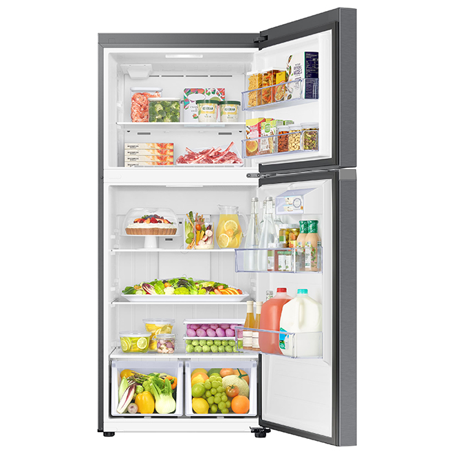Samsung Refrigerator with Top Freezer 17.5-cu.ft. with All Around Cooling - Grey