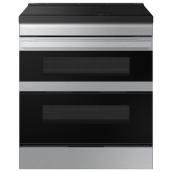 Samsung Built-In 6.3-cu.ft. Range with Dual Door Flex Duo in Stainless Steel