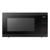 Micro-ondes de comptoir Samsung 1,9 pi³ avec capteur de cuisson en acier noir mat