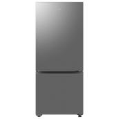 Samsung 28-in 15-ft³ Counter Depth Bottom-Freezer Refrigerator - Stainless Steel